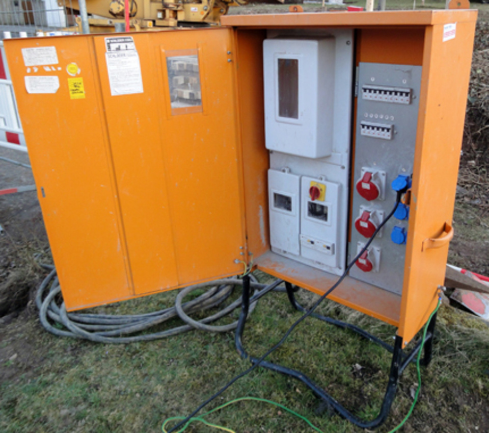 Baustromkasten bei Elektro Käfer GmbH in Neuburg an der Donau